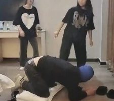 【德意男神】双素人女神提档/坐脸/耳光 bf8848