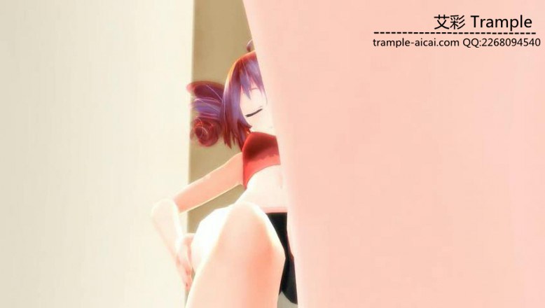 MMD 女女踩踏插嘴虐 动漫
