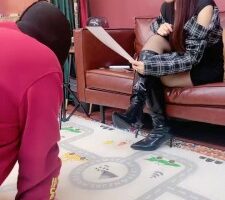 【辣妈】宝妈长靴黑丝辱前夫 bf20540