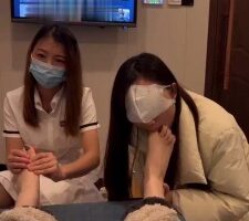 【橘子没熟】足浴店当着技师面调女奴 bf21667