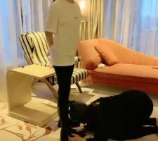 【上海赵丽颖】网红模特-长靴黑棉袜+圣水+骑马 bf22540