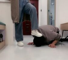 【惜沫】强制闻小白鞋棉袜/袜子塞嘴强迫吃 bf25748
