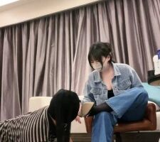 【木秋S】黑丝高跟诱惑/闻香水/虐乳/厕奴开发 bf27376