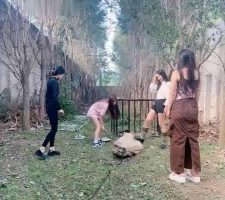 【沅芷大人】4S户外处刑-麻袋套-暴力鞭打/踢踹 bf32366