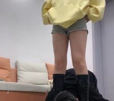 【樱子大人】御姐范靴子-转胯/踢踹/白袜气味辱/踩踏 bf34012