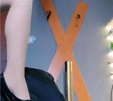 【东营天香百合】胯下骑狗脖/掐乳/高跟肉丝踩狗头 JS231228-2