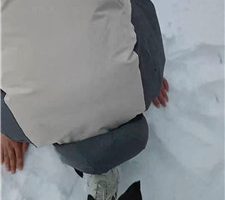 【Esse殿下】冰天雪地户外遛狗【完整版】 JS240223-3