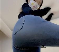 【子衿大大】牛仔裤臀榨死呼吸KZ JS240804-38
