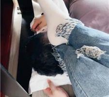 【苏儿】原味白袜脚下喂食 JS241108-38