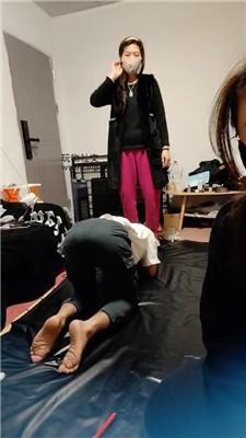 【霸王花】姐妹花重度刑虐绿帽废物 JS241224-31