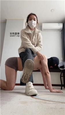 【香芋朱朱】骑狗背/舔脏鞋堆堆袜/踩踏 bf50892