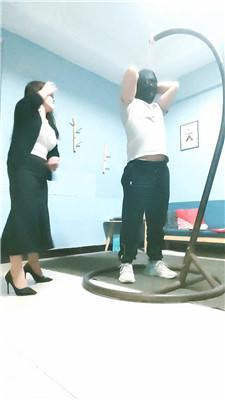 【沐颜】吊绑贱奴重度虐打 JS250327-21