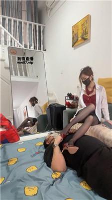 【全国带女慕开发素】黑丝美腿踩虐 JS250329-4