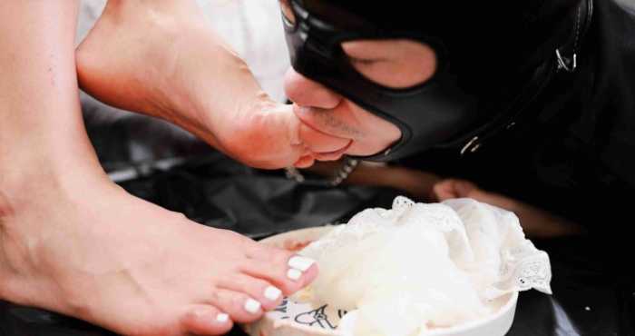 【苒溪S】沉浸式水果奶油蛋糕制作，舔食玉足 YC-250401-8