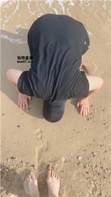 【沐沐】海边踩踏虐废物 JS250517-7