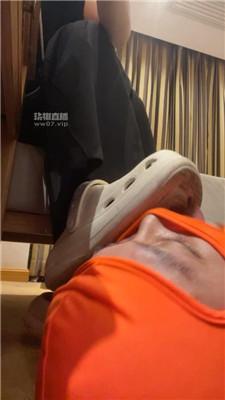【玥野兔】原味黑棉袜气味辱 JS250607-35