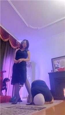 【魔鬼天使】全体重踩踏-高跟黑丝踩 JS250625-6