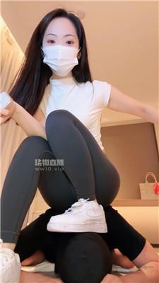 【晚晚】瑜伽女神-原味鞋袜踩猥琐奴 JS250728-56