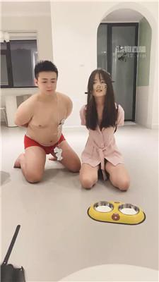 【南烟】奴下奴-情侣奴下跪互相虐 JS250818-20