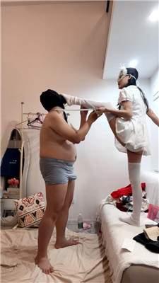 【黎月S】换多双鞋踢裆虐杀   JS261025-6